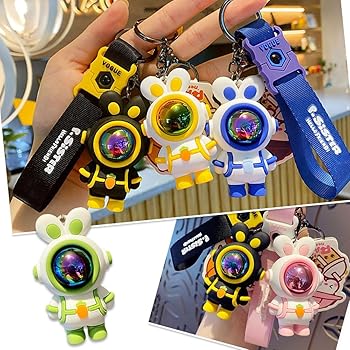 Amazon.co.jp: [KARAFURA] スペース ウサギ キーホルダー